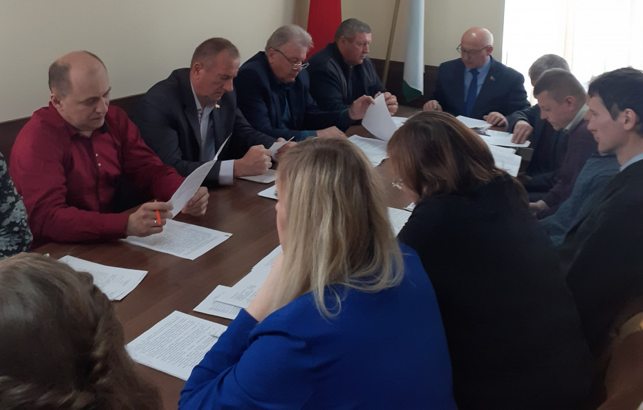 Состоялось очередное заседание президиума Берестовицкого районного Совета депутатов