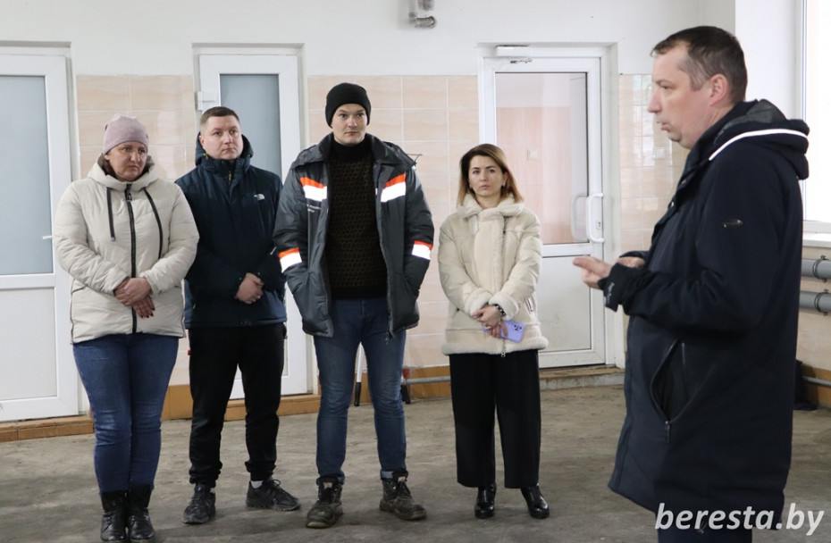 Заместитель председателя Берестовицкого райисполкома Андрей Щука встретился с тружениками СУП «Милк-Агро»