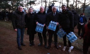 Совет Республики передал гуманитарный груз для беженцев на белорусско-польской границе